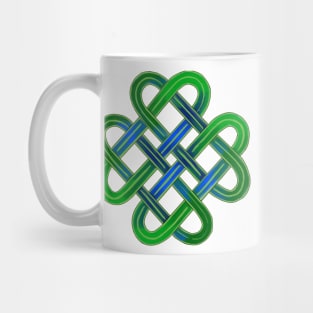 Celtic Knot Heart Cross Mug